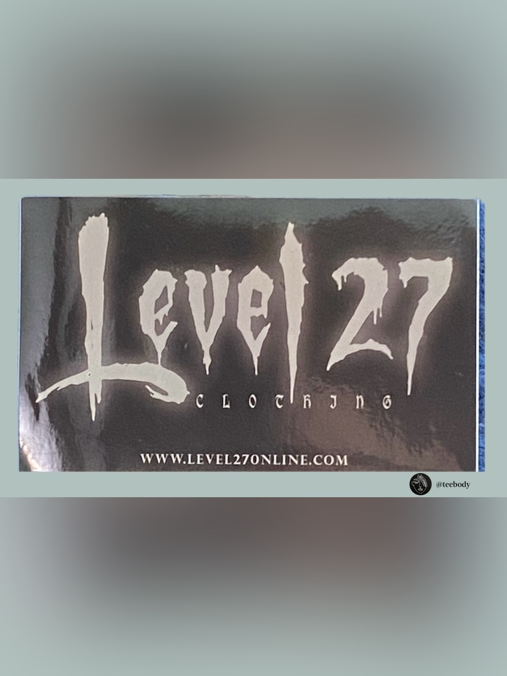 Vintage Rare Level 27 Clothing Sticker Billy Martin Good Charlotte Y2K Deadstock